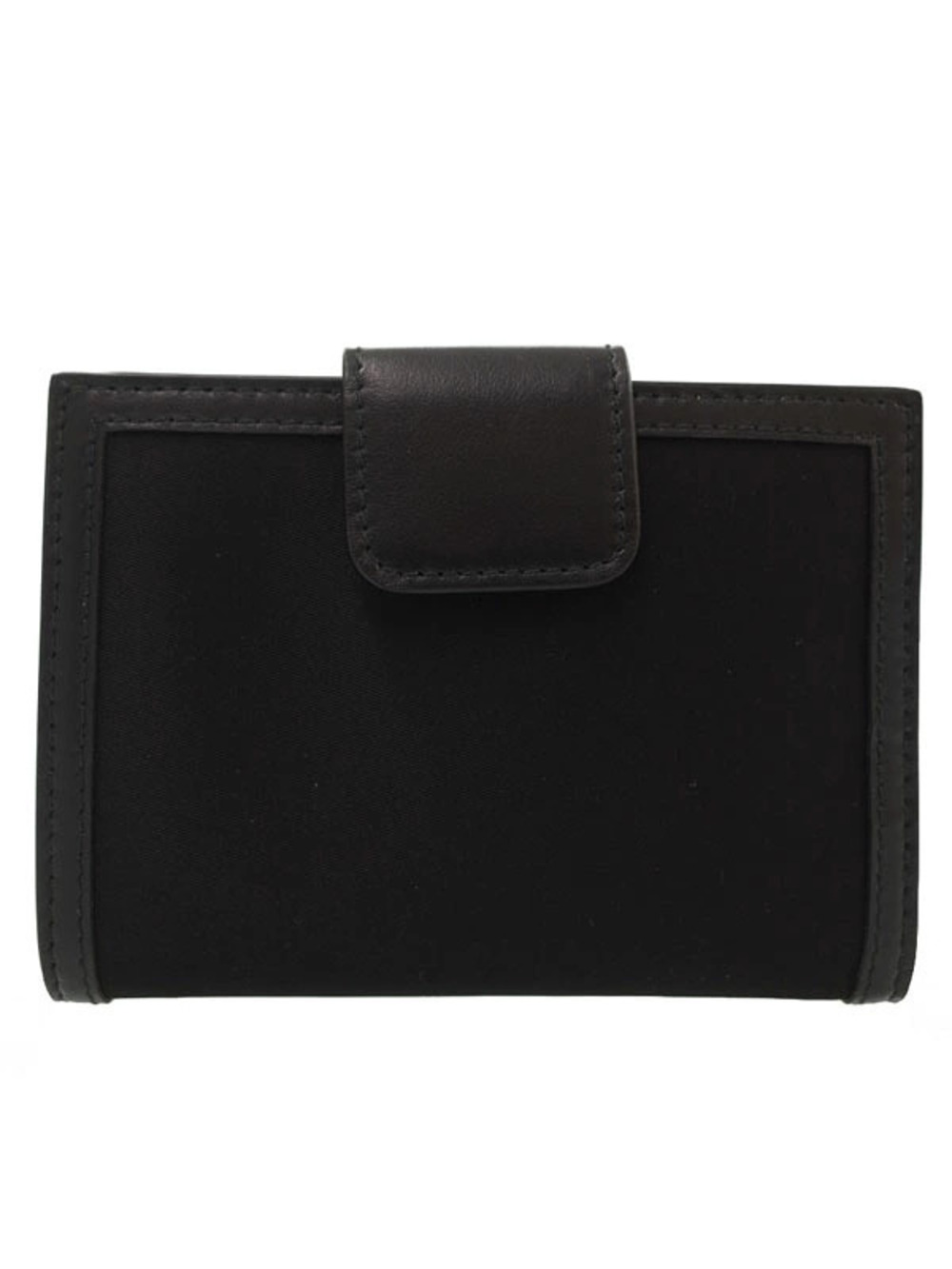 Prada Short Double Closure Wallet Snap